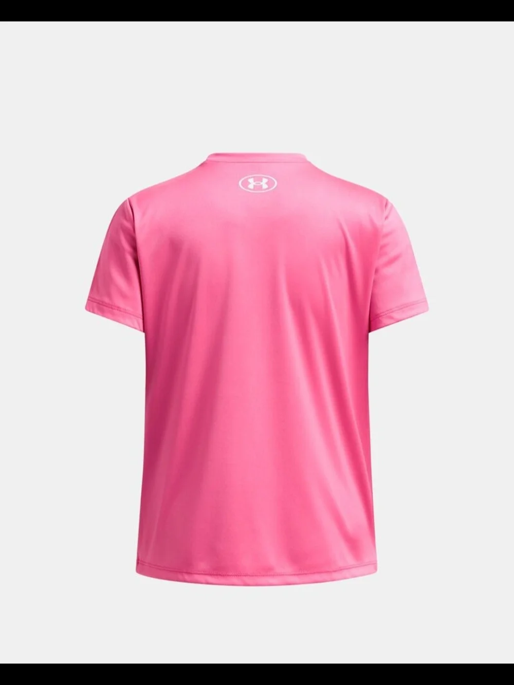 NWT Under Armour Girls Pink Tech Graphic Tee Size Youth Small